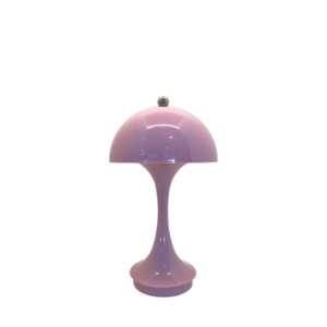 Lámpara de mesa rosa